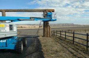 Residential ranch entrance restoration - Fort Collins Mobile Dustless Blasting - Blast from the Past